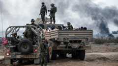 Palestinians detained in Gaza in December