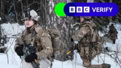 UK troops on Nato cold weather exercises in Estonia