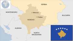 Map of Kosovo
