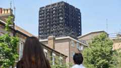 Grenfell Tower remains