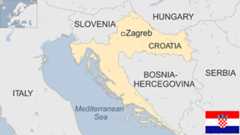Map of Croatia