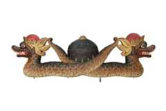 Decoration of the gong frame