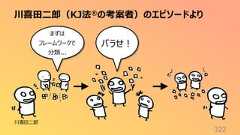 川喜田二郎(KJ法®の考案者)のエピソードより322まずはフレームワークで分類...バラせ!川喜田二郎