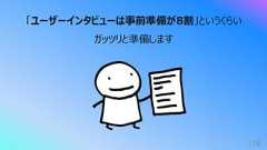 128「ユーザーインタビューは事前準備が8割」というくらいガッツリと準備します