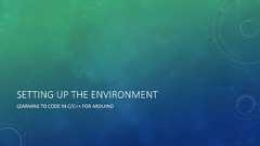 SETTING UP THE ENVIRONMENTLEARNING TO CODE IN C/C++ FOR ARDUINO