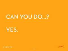 CAN YOU DO…?YES.25