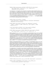 Data DefinitionCREATE TABLE measurement_y2008m02 PARTITION OF measurementFOR VALUES FROM ('2008-02-01') TO ('2008-03-01')TABLESPACE fasttablespace;As an alternative, it is sometimes more convenient to create the new table outside the partition struc-ture, and attach it as a partition later. This allows new data to be loaded, checked, and transformedprior to it appearing in the partitioned table. Moreover, the ATTACH PARTITION operation requiresonly SHARE UPDATE EXCLUSIVE lock on the partitioned table, as opposed to the ACCESS EX-CLUSIVE lock that is required by CREATE TABLE ... PARTITION OF, so it is more friendlyto concurrent operations on the partitioned table. The CREATE TABLE ... LIKE option is helpfulto avoid tediously repeating the parent table's definition:CREATE TABLE measurement_y2008m02(LIKE measurement INCLUDING DEFAULTS INCLUDING CONSTRAINTS)TABLESPACE fasttablespace;ALTER TABLE measurement_y2008m02 ADD CONSTRAINT y2008m02CHECK ( logdate >= DATE '2008-02-01' AND logdate < DATE'2008-03-01' );copy measurement_y2008m02 from 'measurement_y2008m02'-- possibly some other data preparation workALTER TABLE measurement ATTACH PARTITION measurement_y2008m02FOR VALUES FROM ('2008-02-01') TO ('2008-03-01' );Before running the ATTACH PARTITION command, it is recommended to create a CHECK constrainton the table to be attached that matches the expected partition constraint, as illustrated above. Thatway, the system will be able to skip the scan which is otherwise needed to validate the implicit partitionconstraint. Without the CHECK constraint, the table will be scanned to validate the partition constraintwhile holding an ACCESS EXCLUSIVE lock on that partition. It is recommended to drop the now-redundant CHECK constraint after the ATTACH PARTITION is complete. If the table being attachedis itself a partitioned table, then each of its sub-partitions will be recursively locked and scanned untileither a suitable CHECK constraint is encountered or the leaf partitions are reached.Similarly, if the partitioned table has a DEFAULT partition, it is recommended to create a CHECK con-straint which excludes the to-be-attached partition's constraint. If this is not done then the DEFAULTpartition will be scanned to verify that it contains no records which should be located in the partitionbeing attached. This operation will be performed whilst holding an ACCESS EXCLUSIVE lock on theDEFAULT partition. If the DEFAULT partition is itself a partitioned table, then each of its partitionswill be recursively checked in the same way as the table being attached, as mentioned above.As explained above, it is possible to create indexes on partitioned tables so that they are applied au-tomatically to the entire hierarchy. This is very convenient, as not only will the existing partitionsbecome indexed, but also any partitions that are created in the future will. One limitation is that it'snot possible to use the CONCURRENTLY qualifier when creating such a partitioned index. To avoidlong lock times, it is possible to use CREATE INDEX ON ONLY the partitioned table; such an indexis marked invalid, and the partitions do not get the index applied automatically. The indexes on parti-tions can be created individually using CONCURRENTLY, and then attached to the index on the parentusing ALTER INDEX .. ATTACH PARTITION. Once indexes for all partitions are attached tothe parent index, the parent index is marked valid automatically. Example:CREATE INDEX measurement_usls_idx ON ONLY measurement (unitsales);CREATE INDEX CONCURRENTLY measurement_usls_200602_idxON measurement_y2006m02 (unitsales);98