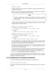 Data DefinitionLANGUAGE plpgsql;The trigger definition is the same as before. Note that each IF test must exactly match the CHECKconstraint for its child table.While this function is more complex than the single-month case, it doesn't need to be updated asoften, since branches can be added in advance of being needed.NoteIn practice, it might be best to check the newest child first, if most inserts go into thatchild. For simplicity, we have shown the trigger's tests in the same order as in other partsof this example.A different approach to redirecting inserts into the appropriate child table is to set up rules, insteadof a trigger, on the root table. For example:CREATE RULE measurement_insert_y2006m02 ASON INSERT TO measurement WHERE( logdate >= DATE '2006-02-01' AND logdate < DATE'2006-03-01' )DO INSTEADINSERT INTO measurement_y2006m02 VALUES (NEW.*);...CREATE RULE measurement_insert_y2008m01 ASON INSERT TO measurement WHERE( logdate >= DATE '2008-01-01' AND logdate < DATE'2008-02-01' )DO INSTEADINSERT INTO measurement_y2008m01 VALUES (NEW.*);A rule has significantly more overhead than a trigger, but the overhead is paid once per queryrather than once per row, so this method might be advantageous for bulk-insert situations. In mostcases, however, the trigger method will offer better performance.Be aware that COPY ignores rules. If you want to use COPY to insert data, you'll need to copy intothe correct child table rather than directly into the root. COPY does fire triggers, so you can useit normally if you use the trigger approach.Another disadvantage of the rule approach is that there is no simple way to force an error if the setof rules doesn't cover the insertion date; the data will silently go into the root table instead.6. Ensure that the constraint_exclusion configuration parameter is not disabled in post-gresql.conf; otherwise child tables may be accessed unnecessarily.As we can see, a complex table hierarchy could require a substantial amount of DDL. In the aboveexample we would be creating a new child table each month, so it might be wise to write a script thatgenerates the required DDL automatically.5.11.3.2. Maintenance for Inheritance PartitioningTo remove old data quickly, simply drop the child table that is no longer necessary:DROP TABLE measurement_y2006m02;To remove the child table from the inheritance hierarchy table but retain access to it as a table in itsown right:103