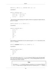 QueriesGROUP BY a, CUBE (b, c), GROUPING SETS ((d), (e))is equivalent toGROUP BY GROUPING SETS ((a, b, c, d), (a, b, c, e),(a, b, d), (a, b, e),(a, c, d), (a, c, e),(a, d), (a, e))When specifying multiple grouping items together, the final set of grouping sets might contain du-plicates. For example:GROUP BY ROLLUP (a, b), ROLLUP (a, c)is equivalent toGROUP BY GROUPING SETS ((a, b, c),(a, b),(a, b),(a, c),(a),(a),(a, c),(a),())If these duplicates are undesirable, they can be removed using the DISTINCT clause directly on theGROUP BY. Therefore:GROUP BY DISTINCT ROLLUP (a, b), ROLLUP (a, c)is equivalent toGROUP BY GROUPING SETS ((a, b, c),(a, b),(a, c),(a),())This is not the same as using SELECT DISTINCT because the output rows may still contain dupli-cates. If any of the ungrouped columns contains NULL, it will be indistinguishable from the NULLused when that same column is grouped.NoteThe construct (a, b) is normally recognized in expressions as a row constructor. Within theGROUP BY clause, this does not apply at the top levels of expressions, and (a, b) is parsed130