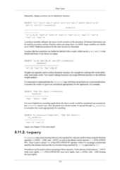 Data TypesOptionally, integer positions can be attached to lexemes:SELECT 'a:1 fat:2 cat:3 sat:4 on:5 a:6 mat:7 and:8 ate:9 a:10fat:11 rat:12'::tsvector;tsvector-------------------------------------------------------------------------------'a':1,6,10 'and':8 'ate':9 'cat':3 'fat':2,11 'mat':7 'on':5'rat':12 'sat':4A position normally indicates the source word's location in the document. Positional information canbe used for proximity ranking. Position values can range from 1 to 16383; larger numbers are silentlyset to 16383. Duplicate positions for the same lexeme are discarded.Lexemes that have positions can further be labeled with a weight, which can be A, B, C, or D. D is thedefault and hence is not shown on output:SELECT 'a:1A fat:2B,4C cat:5D'::tsvector;tsvector----------------------------'a':1A 'cat':5 'fat':2B,4CWeights are typically used to reflect document structure, for example by marking title words differ-ently from body words. Text search ranking functions can assign different priorities to the differentweight markers.It is important to understand that the tsvector type itself does not perform any word normalization;it assumes the words it is given are normalized appropriately for the application. For example,SELECT 'The Fat Rats'::tsvector;tsvector--------------------'Fat' 'Rats' 'The'For most English-text-searching applications the above words would be considered non-normalized,but tsvector doesn't care. Raw document text should usually be passed through to_tsvectorto normalize the words appropriately for searching:SELECT to_tsvector('english', 'The Fat Rats');to_tsvector-----------------'fat':2 'rat':3Again, see Chapter 12 for more detail.8.11.2. tsqueryA tsquery value stores lexemes that are to be searched for, and can combine them using the Booleanoperators & (AND), | (OR), and ! (NOT), as well as the phrase search operator <-> (FOLLOWEDBY). There is also a variant <N> of the FOLLOWED BY operator, where N is an integer constant thatspecifies the distance between the two lexemes being searched for. <-> is equivalent to <1>.Parentheses can be used to enforce grouping of these operators. In the absence of parentheses, ! (NOT)binds most tightly, <-> (FOLLOWED BY) next most tightly, then & (AND), with | (OR) bindingthe least tightly.177