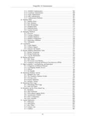 PostgreSQL 16.3 Documentation21.11. RADIUS Authentication .................................................................... 70521.12. Certificate Authentication ................................................................... 70621.13. PAM Authentication ......................................................................... 70621.14. BSD Authentication .......................................................................... 70721.15. Authentication Problems .................................................................... 70722. Database Roles ............................................................................................. 70922.1. Database Roles .................................................................................. 70922.2. Role Attributes .................................................................................. 71022.3. Role Membership ............................................................................... 71222.4. Dropping Roles .................................................................................. 71322.5. Predefined Roles ................................................................................ 71422.6. Function Security ............................................................................... 71623. Managing Databases ..................................................................................... 71723.1. Overview .......................................................................................... 71723.2. Creating a Database ............................................................................ 71723.3. Template Databases ............................................................................ 71823.4. Database Configuration ....................................................................... 72023.5. Destroying a Database ........................................................................ 72023.6. Tablespaces ....................................................................................... 72024. Localization ................................................................................................. 72324.1. Locale Support .................................................................................. 72324.2. Collation Support ............................................................................... 72724.3. Character Set Support ......................................................................... 73725. Routine Database Maintenance Tasks ............................................................... 74725.1. Routine Vacuuming ............................................................................ 74725.2. Routine Reindexing ............................................................................ 75625.3. Log File Maintenance ......................................................................... 75726. Backup and Restore ...................................................................................... 75926.1. SQL Dump ....................................................................................... 75926.2. File System Level Backup ................................................................... 76226.3. Continuous Archiving and Point-in-Time Recovery (PITR) ........................ 76327. High Availability, Load Balancing, and Replication ............................................ 77427.1. Comparison of Different Solutions ........................................................ 77427.2. Log-Shipping Standby Servers .............................................................. 77727.3. Failover ............................................................................................ 78627.4. Hot Standby ...................................................................................... 78628. Monitoring Database Activity ......................................................................... 79528.1. Standard Unix Tools ........................................................................... 79528.2. The Cumulative Statistics System ......................................................... 79628.3. Viewing Locks .................................................................................. 83528.4. Progress Reporting ............................................................................. 83528.5. Dynamic Tracing ............................................................................... 84329. Monitoring Disk Usage .................................................................................. 85329.1. Determining Disk Usage ..................................................................... 85329.2. Disk Full Failure ................................................................................ 85430. Reliability and the Write-Ahead Log ................................................................ 85530.1. Reliability ......................................................................................... 85530.2. Data Checksums ................................................................................ 85730.3. Write-Ahead Logging (WAL) ............................................................... 85730.4. Asynchronous Commit ........................................................................ 85830.5. WAL Configuration ............................................................................ 85930.6. WAL Internals ................................................................................... 86231. Logical Replication ....................................................................................... 86431.1. Publication ........................................................................................ 86431.2. Subscription ...................................................................................... 86531.3. Row Filters ....................................................................................... 87131.4. Column Lists ..................................................................................... 87931.5. Conflicts ........................................................................................... 882vii