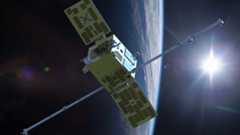 Satellite dans l'espace