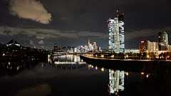 The European Central Bank is reflected in the river Main in Frankfurt, Germany. 20 Nov. 2025.