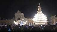 Lisbon switches into festive season with ceremony to turn on Christmas lights