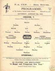 Match programme