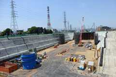 ベールを脱いだ「リニア神奈川県駅」工事現場の全容