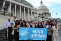 Advocating to Fund UNRWA: Americans Unite on Capitol Hill
