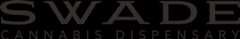 Swade Cannabis Dispensary logo with the word 'SWADE' in large letters above 'CANNABIS DISPENSARY'.