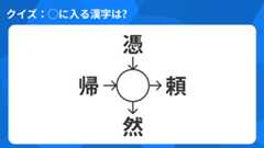 ◯に入る漢字はなんでしょう?4つのそれぞれの漢字と組み合わせると熟語になるよ。わかった人は答えを見てみてね。