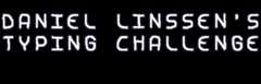 Daniel Linssen's Typing Challenge