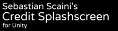 Sebastian Scaini's Credit Splashscreen for Unity