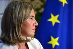 Верховный представитель Европейского союза по иностранным делам и политике безопасности Европейского Союза Федерика Могерини на третьей международной донорской конференции по Сирии в Брюсселе. Место: Бельгия, Брюссель. Автор: Алексей Витвицкий/РИА Новости. Третья международная донорская конференция по Сирии в Брюсселе