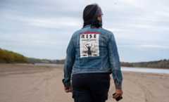 Jean L'Hommecourt visits a river near the Fort McKay First Nation's village about an hour's drive north of Fort McMurray in Alberta, Canada. Credit: Michael Kodas/Inside Climate News