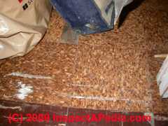 Asphalt asbestos floor tile (C) Daniel Friedman
