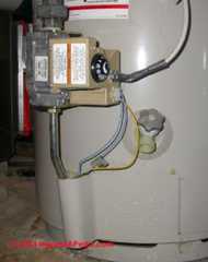 Pilotless ignition gas fired water heater control (C) Daniel Friedman A O Smith water heaters