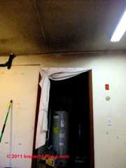 Soot and oil burner puffback was heralded by horrible oil smells and soot in the Building © Daniel Friedman