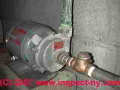 Photograph of a water system check valve