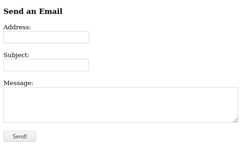 A screenshot of the email form.