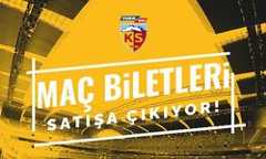 Kayserispor- Alanyaspor Maç Biletleri Satışa Çıktı