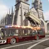 A bus terrorizes a city.