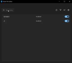 PowerToysHosts File Editor: 新しいエントリの追加
