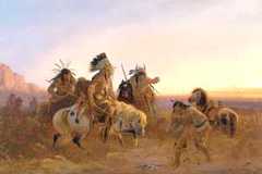 Plains Tribes by Karl F. Wimar, 1856 Plains Tribes by Karl F. Wimar, 1856