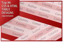 【HTML5・CSS3】おしゃれなテーブルデザインのサンプルソース5点