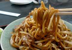 杉乃家の「なみえ焼そば」