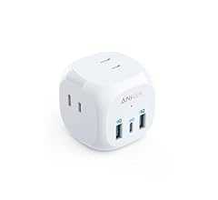 Anker PowerExtend (6-in-1)(USBタップ 電源タップ AC差込口 USB-Cポート USB-Aポート) 【PSE技術基準適合/USB Power Delivery対応】 iPad iPhone Galaxy Androi…
