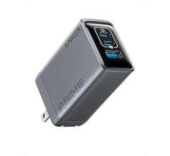 Anker Prime Charger (100W, 3 Ports, GaN) 【PSE技術基準適合/折りたたみ式プラグ】MacBook PD対応Windows PC iPad iPhone Galaxy Android スマートフォン ノート…