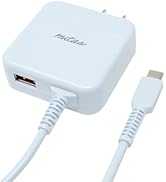 ≪急速充電20W & 2台同時充電≫ mitas USB 充電器 Type-C ケーブル一体型 USB-Aポート付き 海外対応 タイプC PD対応 PSE認証済み スマホ タブレット対応 おしゃ...