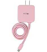 mitas Type-C 急速充電器 ACアダプター typec 充電器 Type C 一体型 ACアダプタ タイプC ケーブル 3.4A 海外OK AC コンセント アンドロイド スマホ ...