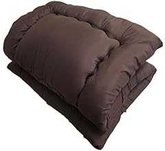 EiYU 敷き布団 シングル 洗える ブラウン