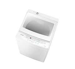 COMFEE' 洗濯機 5.5kg 一人暮らし 1-3人用 全自動洗濯機 ステンレス槽 風乾燥 予約機能 部屋干し ガラスドア コンパクト 家電 節水 静音設計 省スペース 槽洗浄 透明ドア ホワイト CAC06EW55/W-S1