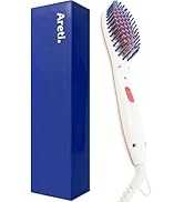 Areti(アレティ) コンパクト ヘアアイロン ストレート ヒートブラシ ブラシ型 マイナスイオン マイナスイオン セラミック コーティング i1798PK ストレートアイロン