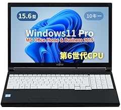 【整備済み品】ノートPC LIFEBOOK A576 /15.6型/10キー/Celeron 3855U/Win11 Pro/MS Office H&B 2019 /wajunのWIFI/Bluetooth/HDMI/4GB/128GB SSD