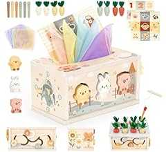 Vanplay モンテッソーリ知育玩具 おもちゃ 男の子 女の子 木のおもちゃ 1 2 3 歳 誕生日プレゼント モンテッソーリ教具 知育時計 指先の知育 早期開発 指先訓練 出産祝い 入園お祝い プレゼント