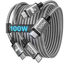 USB C ケーブル【2M/2本 PD対応 100W/5A 超急速充電】USB タイプc 断線防止 高速データ転送 ナイロン編み USBC to USBC 充電ケーブル iPhone 16 15 Pro Max Samsung Galaxy S2…