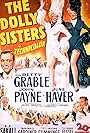Betty Grable, Reginald Gardiner, June Haver, Frank Latimore, John Payne, and S.Z. Sakall in The Dolly Sisters (1945)