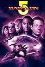 Bruce Boxleitner, Mira Furlan, Richard Biggs, Jerry Doyle, and Andreas Katsulas in Babylon 5 (1993)